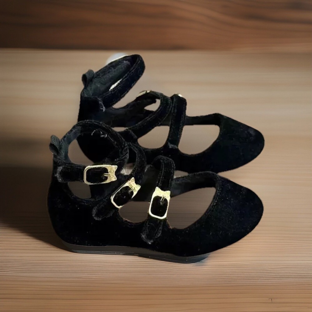 Old Navy Faux-Suede Double-Strap Ballet Flats for Toddler Girls‎ 10